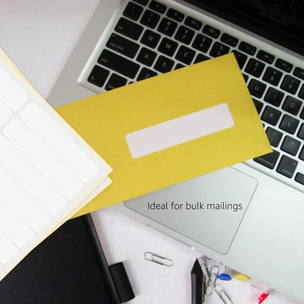 Amazon Basics Address Labels for Laser Printers, 1-1/3